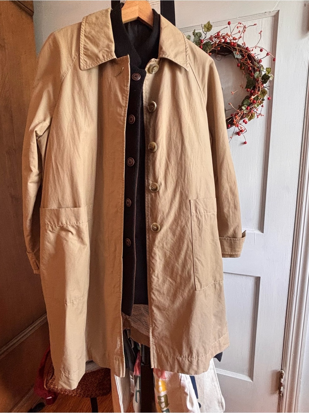 M&S Women's Tan Trench Coat - Classic Lightweight Layer